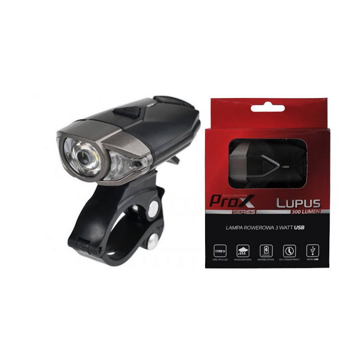 LAMPA PRZÓD PROX LUPUS 1-LED 3W USB