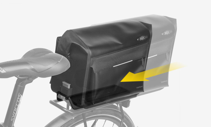 uchwyt do sakwy lub koszyka TOPEAK MTX BAGAŻNIK OMNI QUICKTRACK ADAPTER, adapter do system MTX