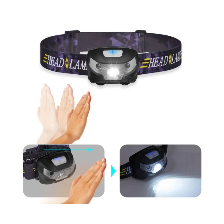 Lampa czołowa 1200 LUM na USB