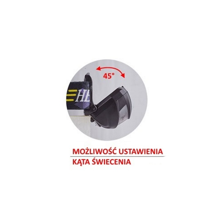 Lampa czołowa 1200 LUM na USB