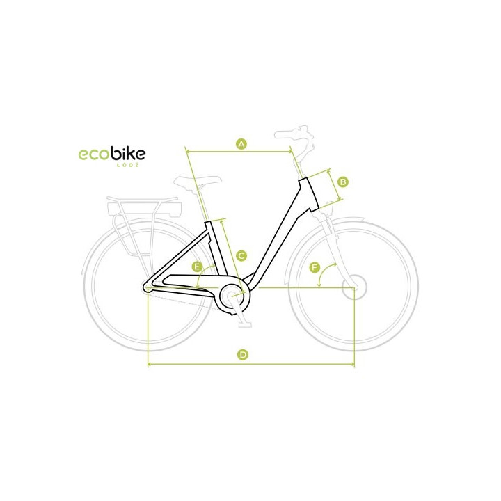 Rower elektryczny Ecobike Basic Nexus Blue
