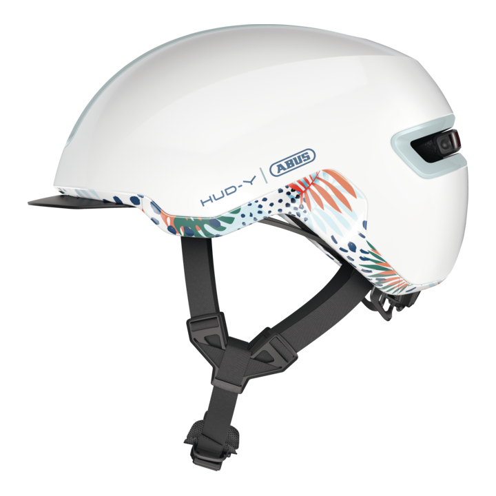 Kask ABUS HUD-Y flower white L