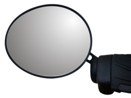 Lusterko AJS Mini mont. w otw. kierownicy czarne
