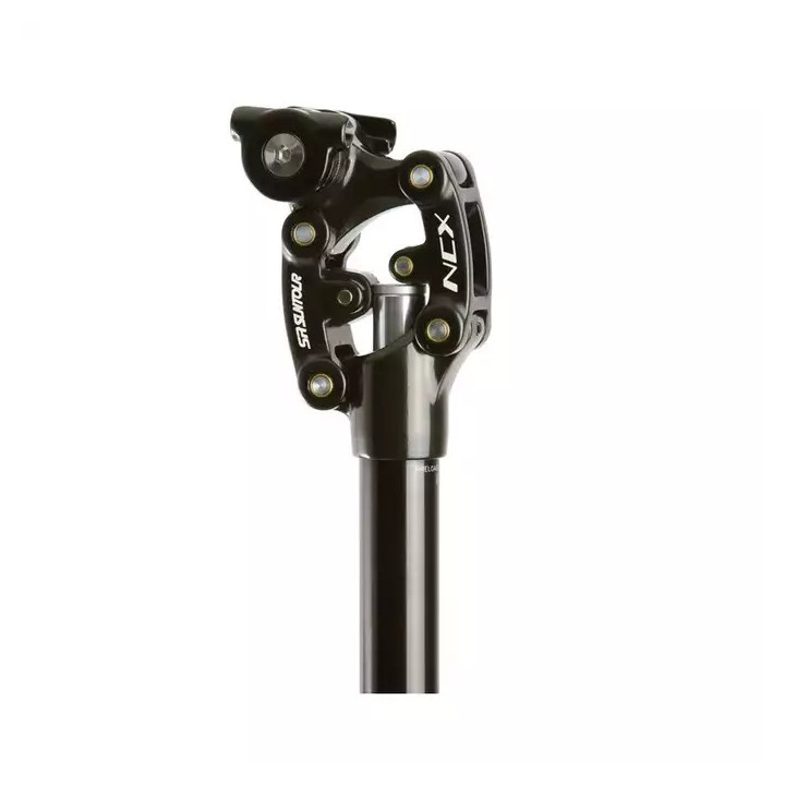 Wspornik siodła amortyzowany SR SUNTOUR NCX B272 L alu 27,2x400mm czarny