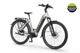 Rower elektryczny EcoBike LX 400 Arctic Silver | MaxolaBikes