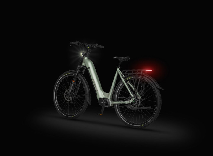 Rower elektryczny EcoBike LX 400 Arctic Silver | MaxolaBikes