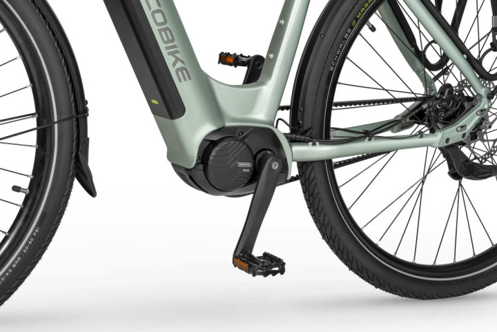 Rower elektryczny EcoBike LX 400 Arctic Silver | MaxolaBikes
