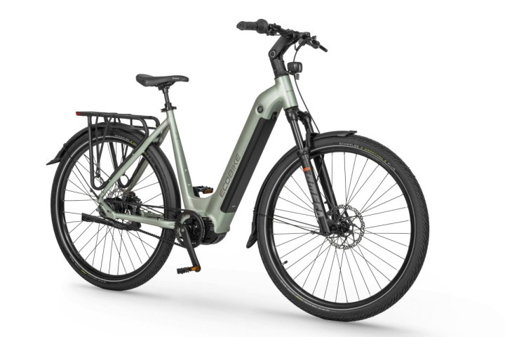 Rower elektryczny EcoBike LX 400 Arctic Silver | MaxolaBikes