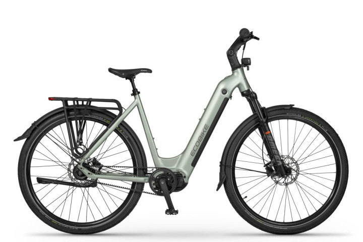 Rower elektryczny EcoBike LX 400 Arctic Silver | MaxolaBikes