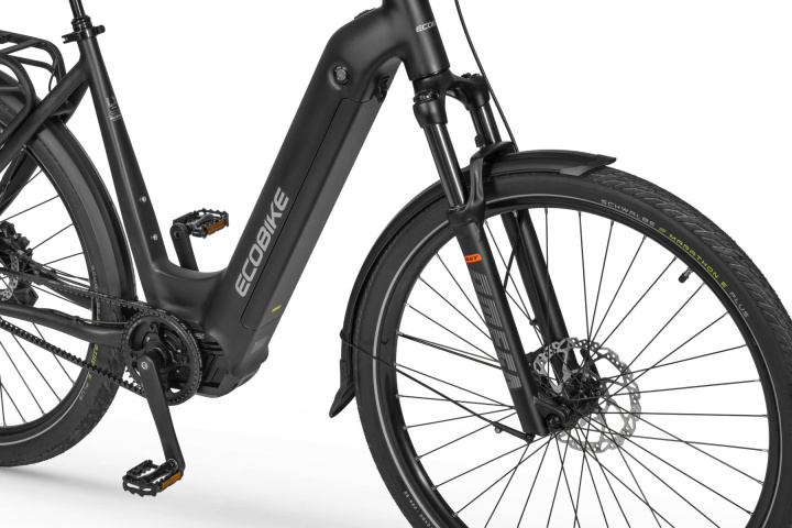 Rower elektryczny EcoBike LX 400 Black | MaxolaBikes