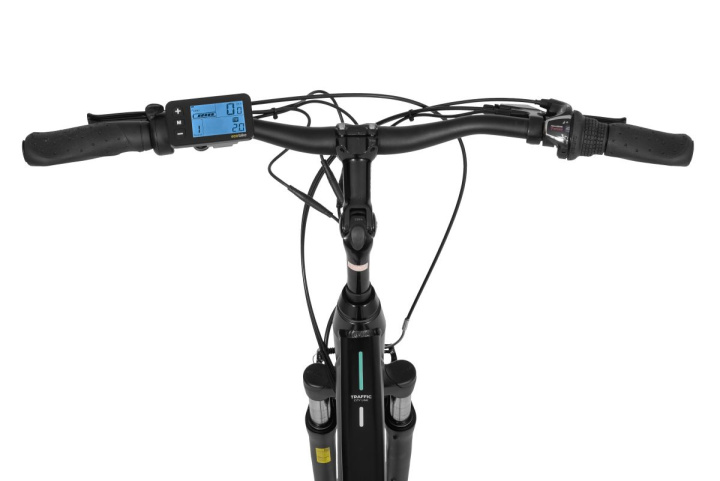 Rower elektryczny EcoBike Traffic M Black| MaxolaBikes