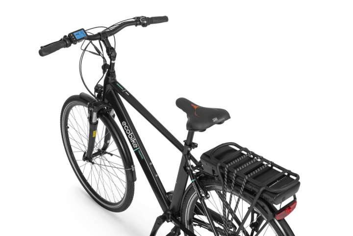 Rower elektryczny EcoBike Traffic M Black| MaxolaBikes