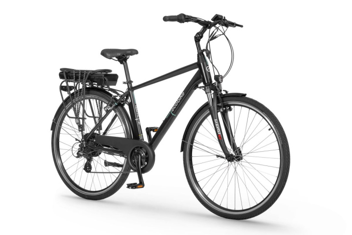 Rower elektryczny EcoBike Traffic M Black| MaxolaBikes