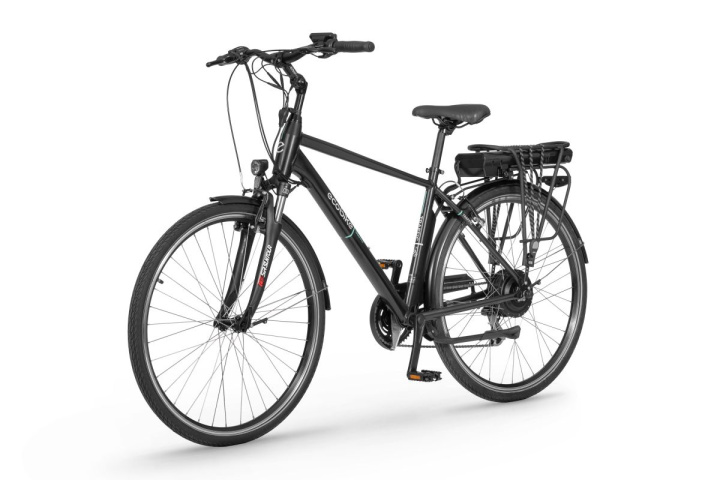 Rower elektryczny EcoBike Traffic M Black| MaxolaBikes