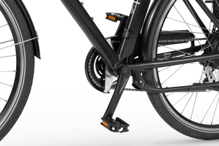 Rower elektryczny EcoBike Traffic M Black| MaxolaBikes