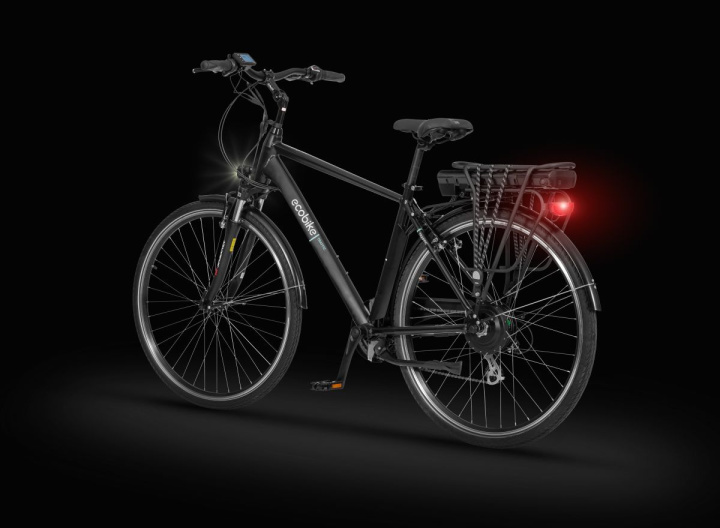 Rower elektryczny EcoBike Traffic M Black| MaxolaBikes