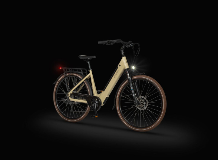 Rower elektryczny EcoBike X-City Cappuccino