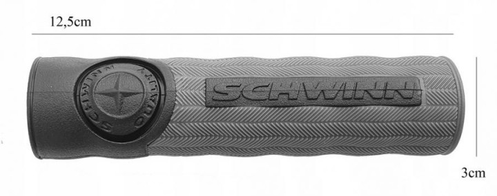 Chwyt kier. G-114 125mm szaro czarne
